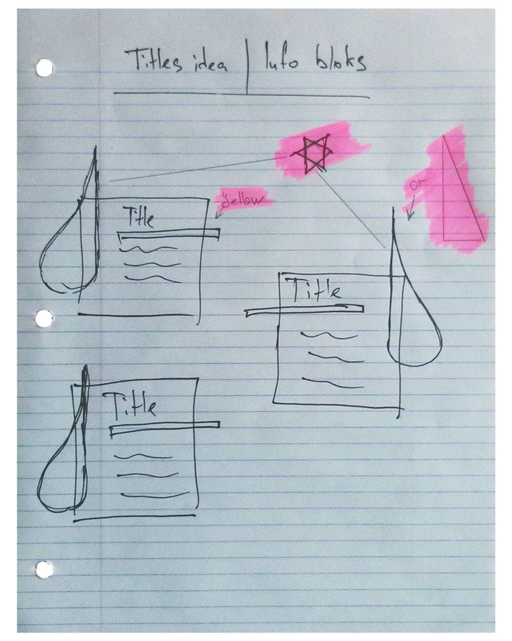 Tears section design idea