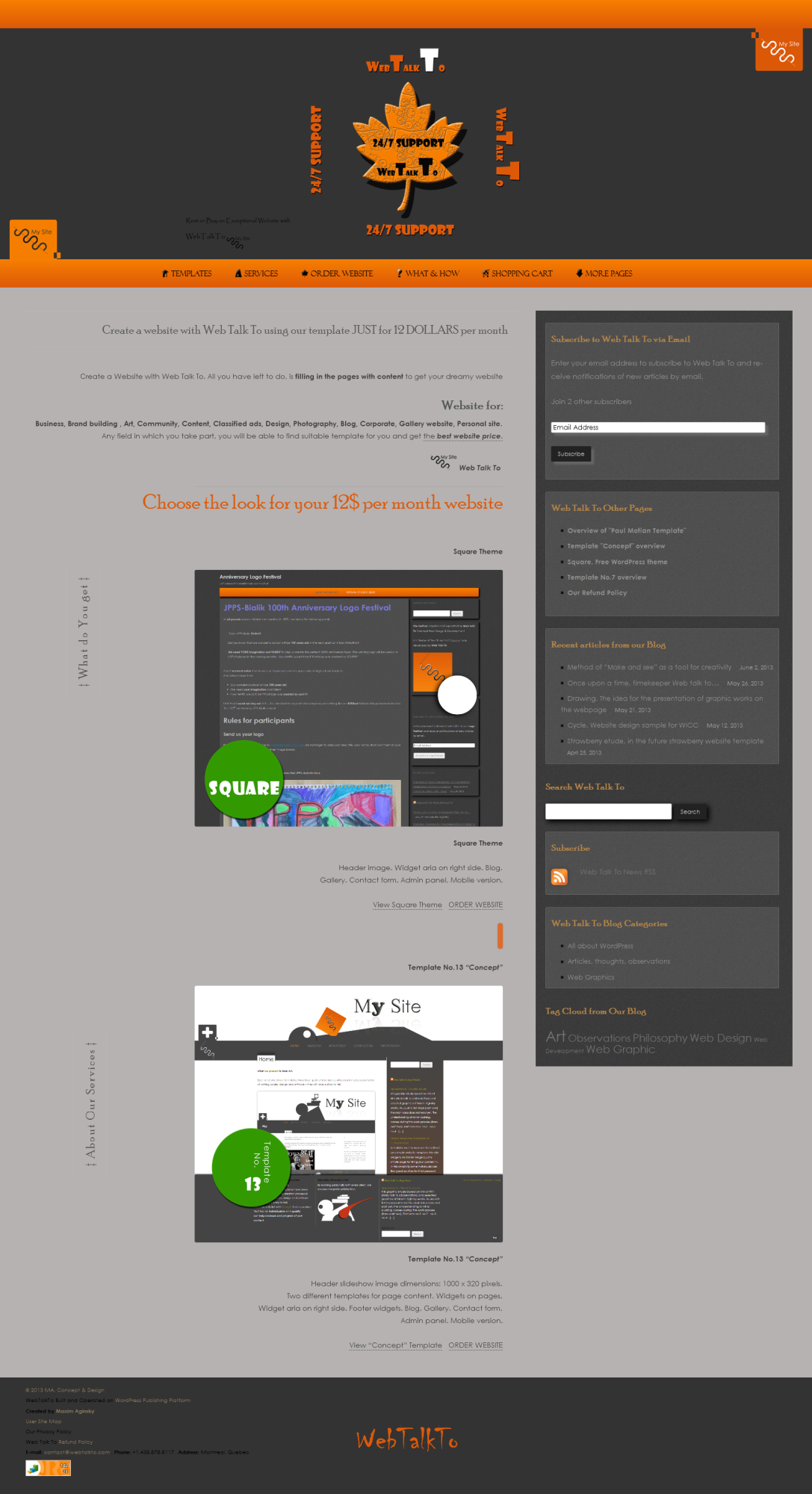Index Page2 WebTalkTo design version2