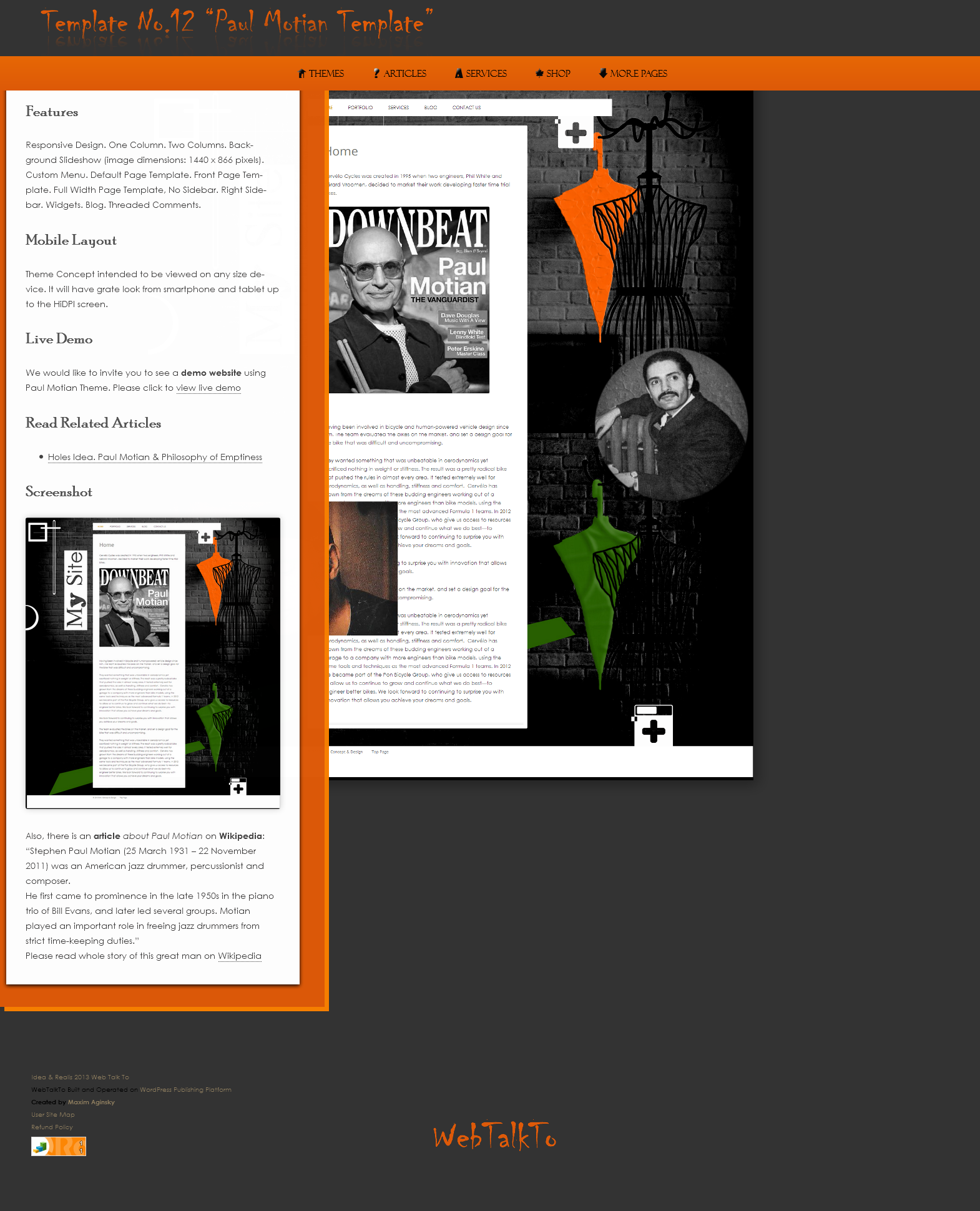 paul-motian-theme-page-design