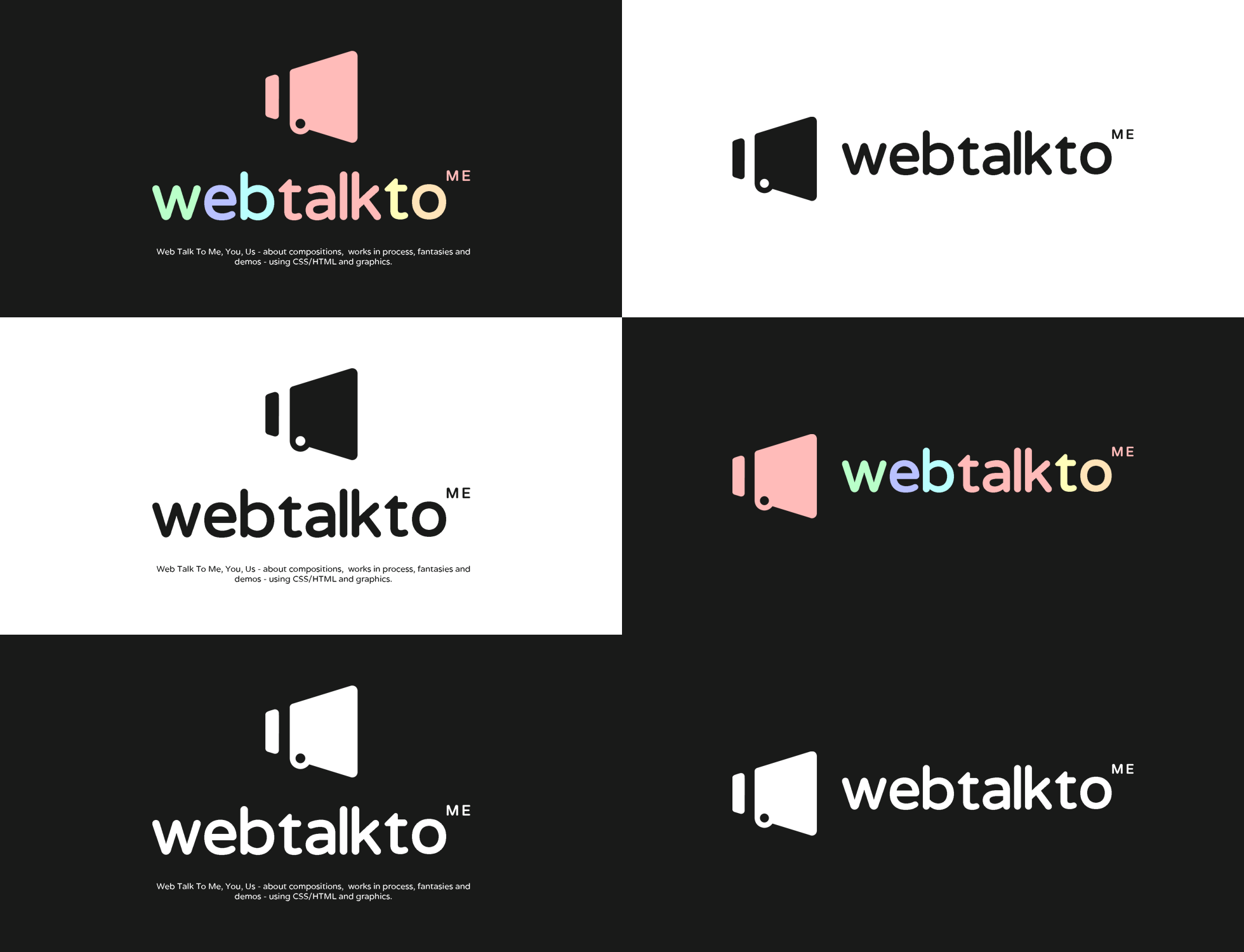 28 colored black and white webtalkto logo