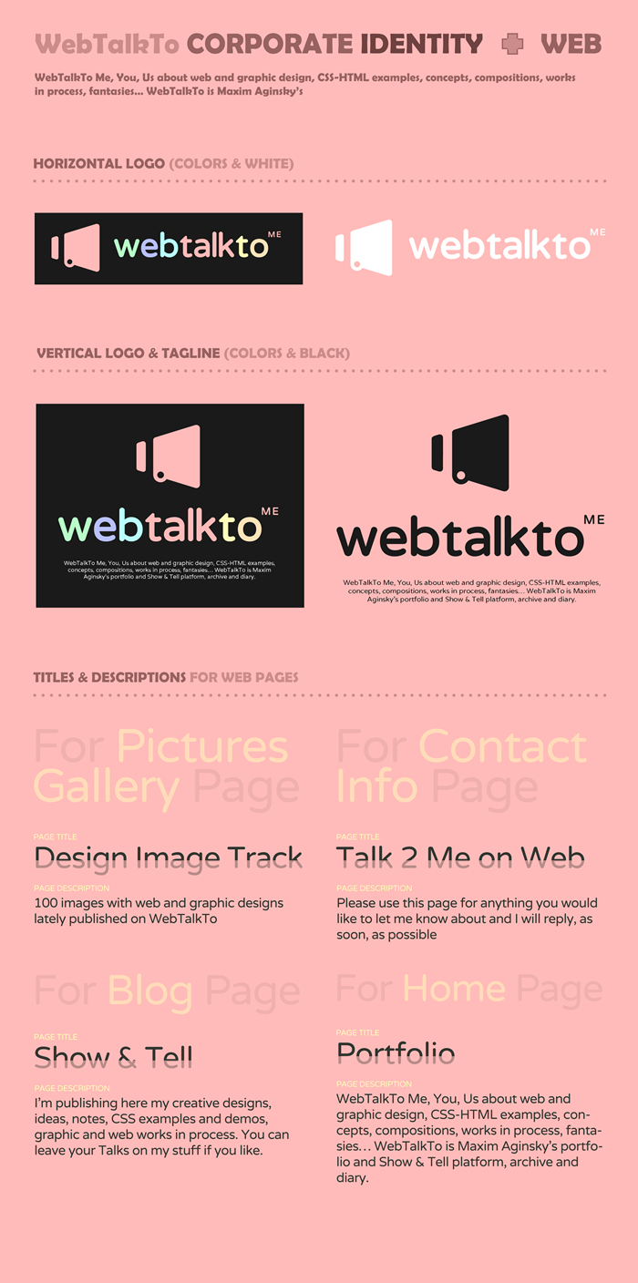 10  Working on WebTalkTo Corporate Identity Presentation