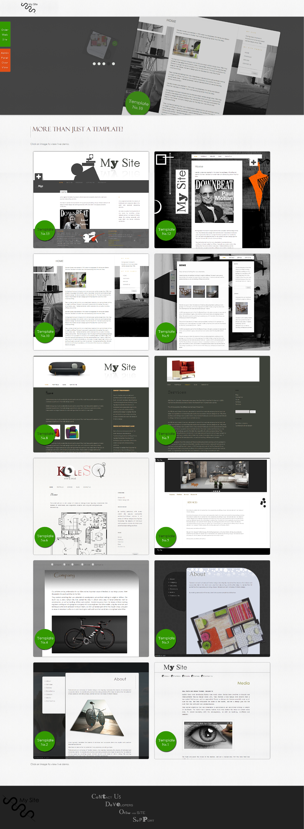 Version no.1 of Web Talk To site design